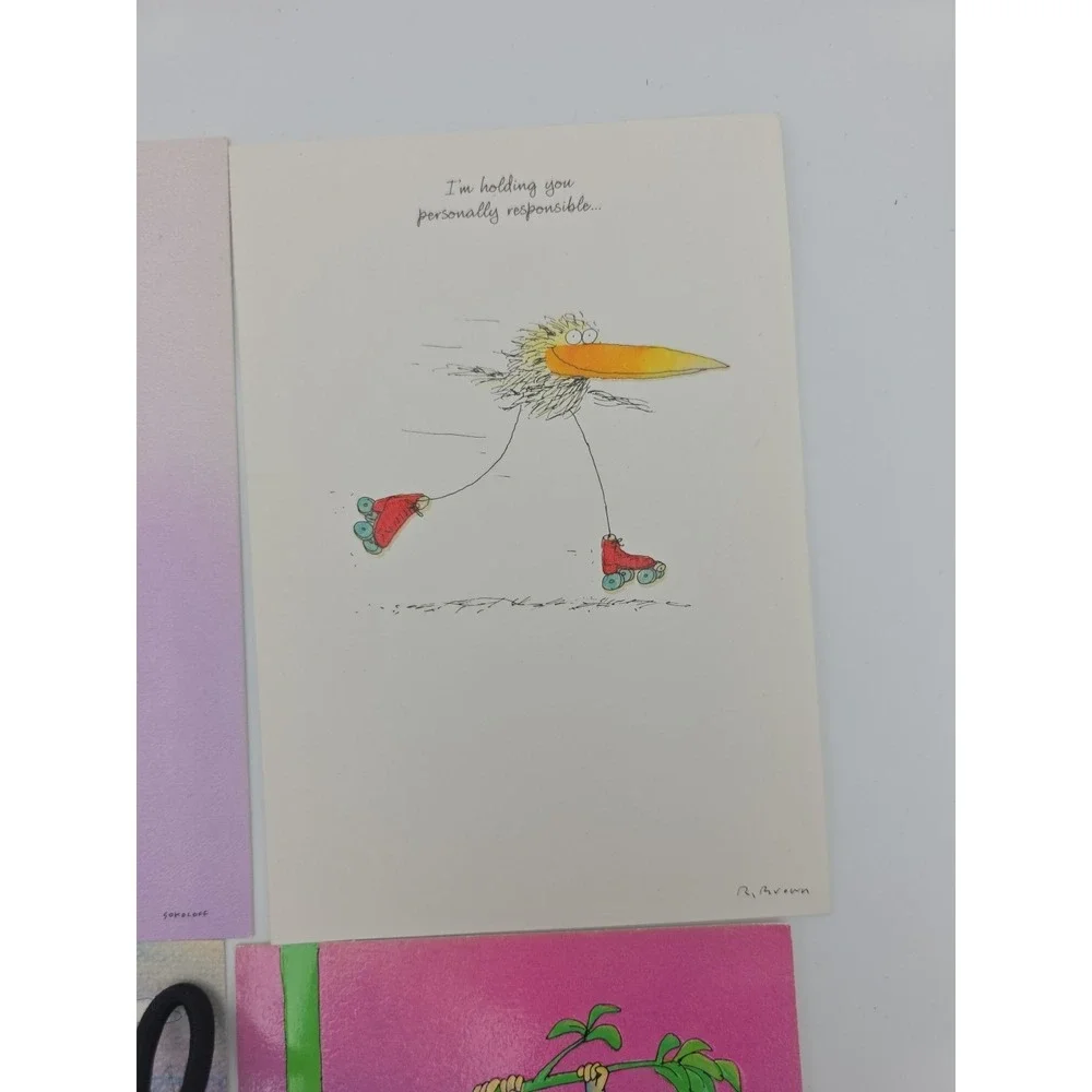 Vtg Hallmark Happy Birthday Funny Greeting Cards UNUSED Envelopes Lot of 16 80s
